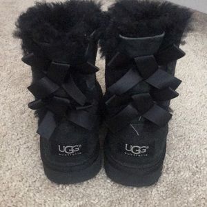 Little Girl Bailey Bow Uggs.